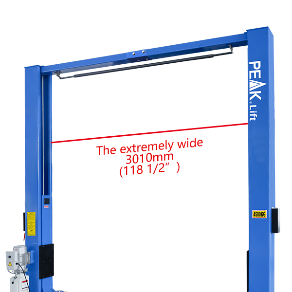 Peak 210cx Clear Floor Two Post Lift