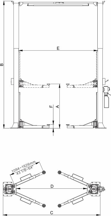 2 Post Lift Points Guide.pdf Clear Floor two post lift