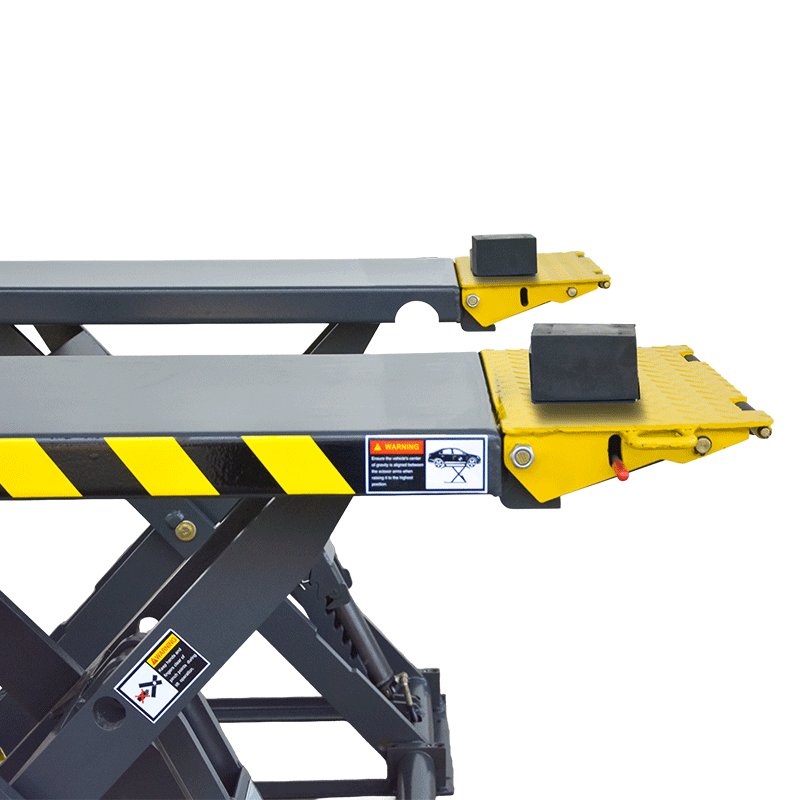 Clearfoor design, provide unobstructedfloor space.Overhead safety shut-offdevice prevents vehicledamage