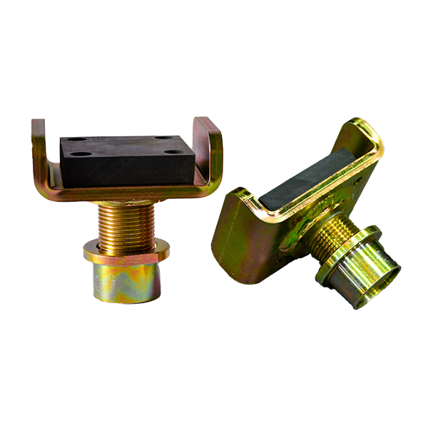 The stackable rubber pads assemblywith extension adapters