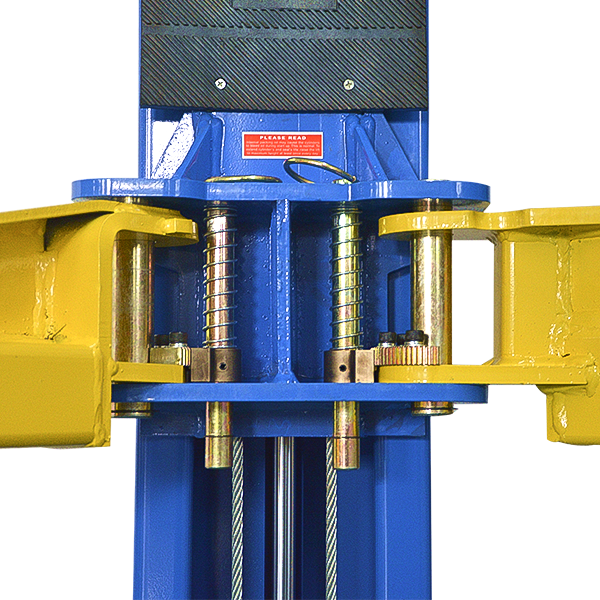 Single point safety release makes it easierfor operators to unlock both columnsfrom one column